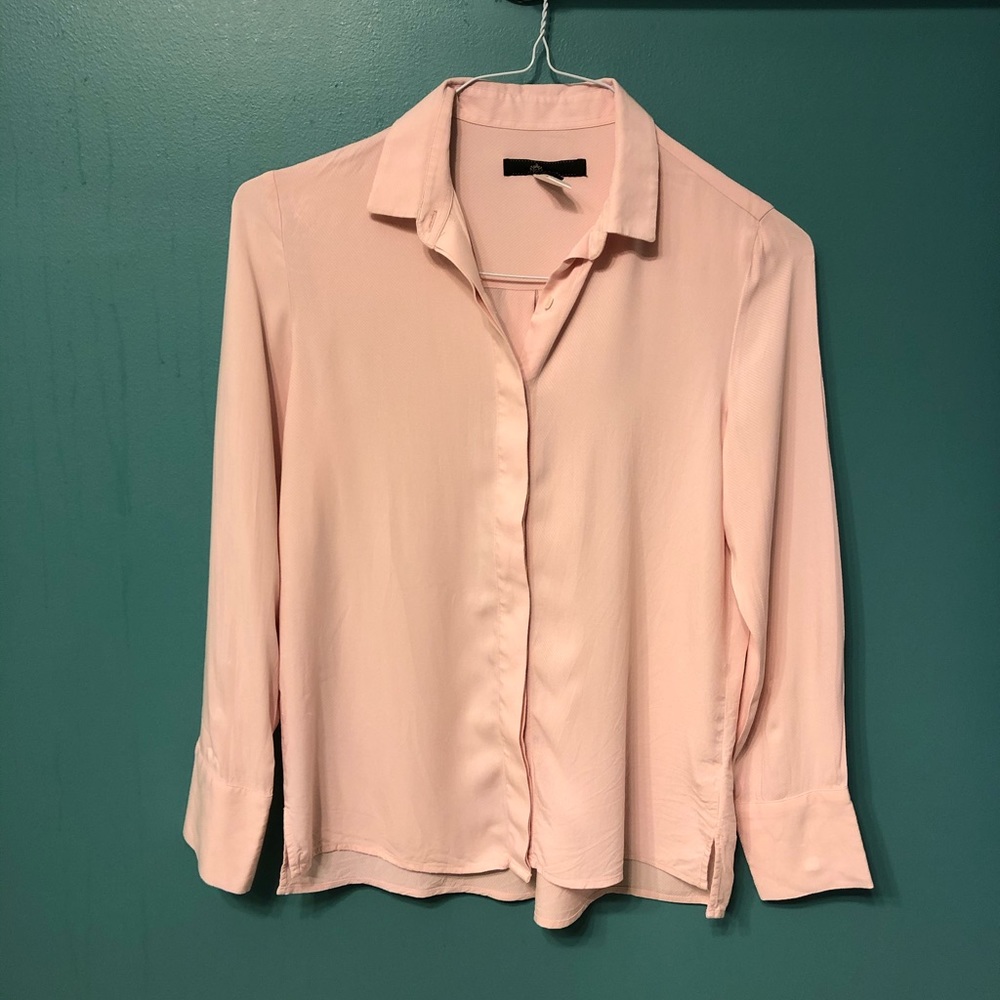 Blush pink blouse